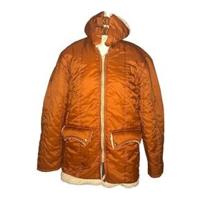 Lakeshire Vintage Sherpa Lined Coat Size Large